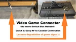 Atari Video Game - Tv Connector Adapter Rf Rca Type Coaxial Male. Fixed Price $7.45.