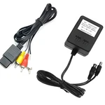 Av Rca Audio+ac Cable Power Supply Adapter Cord For Super Nintendo Snes Game Set. Fixed Price $10.99.