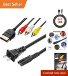 Multipurpose 6 Ft Av Cable & 5 Power Cord Connect Xbox More Devices. Fixed Price $15.19.