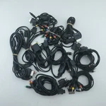 Lot Of 10 3-IN-1 Video Hd Analog Cables For Nintendo Wii, PS2, PS3, And Xbox 360. Fixed Price $39.99.