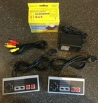 New Nes 2 Controllers + Ac Adapter Power Cord Av Video Cables Nintendo System. Fixed Price $23.95.
