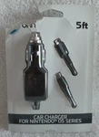Onn Car Charger For Nintendo Ds Series 5FT. Fixed Price $7.95.