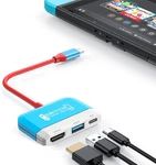 Rreaka Switch Dock For Nintendo Oled, 3 1 Tv Adapter ,4K Hdmi. Fixed Price $22.12.