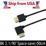 8K 2.1 Hdmi Cable For Sony FS5 Straight To Right Angle More Stable 50CM. Fixed Price $15.99.