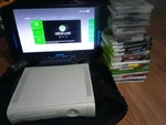 Microsoft Xbox 360 Console White W/ Controller 20 Games & Gaems Portable Monitor. Fixed Price $200.00.