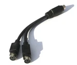 PS2 Splitter Mouse-keyboard Adapter For Ibm Compaq Toshiba Dell MINIDIN-6. Fixed Price $8.40.