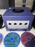 Nintendo Gamecube Indigo Console Bundle 5 Games Controller Carry Bag Cables. Fixed Price $170.00.