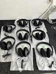 Lot 8 Microsoft Xbox One Stereo Headset Wired 3.5 Mm Jack New No. Fixed Price $134.99.