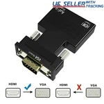 Hdmi To Vga Female Converter Adapter W/ Audio Support 1080P. Fixed Price $6.99.