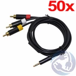Lot 50X - Composite Rca Av A/v Audio Video Cable Cord For Microsoft Xbox 360. Fixed Price $104.99.