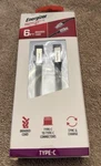 Energizer Braided Usb-c Sync & Charge Cable 6FT Black Universal. Fixed Price $10.99.
