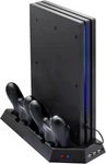 Vertical Stand For PS4 Pro With Cooling Fan, Controller Charging Station Pla. Fixed Price $29.99.