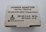 Vintage Atari 400/800 CA014748 Power Adapter 105-125 Vac 60 Hz 9.5... Tested. Fixed Price $21.99.