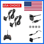 Dual 70-INCH Black Usb Cables For Xbox 360 Charge While Gaming, Easy To Manage. Fixed Price $14.39.