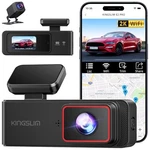 Kingslim Dash Front Rear 2K+1080P Mini Wifi Camera E2PRO - Black. Fixed Price $42.22.