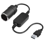 Cerrxian 1FT Usb Male To 12V 8W Cigarette Lighter Socket Adapter 1PACK. Fixed Price $23.52.