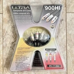 Ultra 900HI 6 Ft Composite A/v Cable, 24K Gold-plated Connectors Male-male Rca. Fixed Price $17.99.