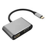 Usb-c To Hdmi Vga Adapter Video Splitter Hdtv Cable Hub For Tablets. Fixed Price $29.78.