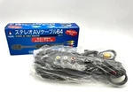 Stereo Av Cable Rokuyon For Nintendo 64 Super Famicom Nes 1996 Hori HN6-0. Fixed Price $39.99.