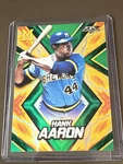 2017 Topps Fire Hank Aaron #163 Green /199 Brewers Hof. Fixed Price $9.99.