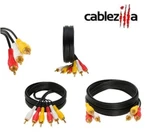 3 Rca Male To Cable Audio/video Tv Dvd Vcr Composite Multi-pack Lot. Fixed Price $250.15.