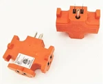 Intertek Three Way Triple Power Outlet Adapter Wall Plug Cord 15A 125V LCU03. Fixed Price $12.99.