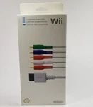 Nintendo Wii Official Component Cable Oem New Sealed Box. Fixed Price $99.95.