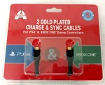 Game Controller Cables PS4 Xbox One Charge Sync 9 Ft Gold Plated Quick Charging. Fixed Price $15.99.