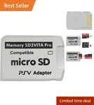 Latest SD2VITA 5.0 Memory Card Adapter - 256GB Microsd Compatible With Ps. Fixed Price $14.99.