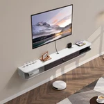Uimoso Floating Tv Stand 70 Entertainment Center Power With Cable Hole White. Fixed Price $63.64.