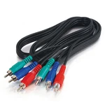3FT Rgb Component Video Cables Rca Red Green Blue Coaxial For Hdtv/dv. Fixed Price $10.99.