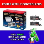 Nes Classic Edition Mini Console Usa W/ 30 Games + Extra Controller Keychain. Fixed Price $99.71.