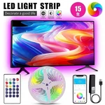 5V Usb Led Strip For Tv Backlight With App 5050 Rgb Color-changing Model. Fixed Price $11.99.
