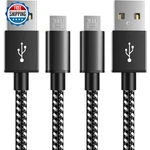 6AMLIFESTYLE PS4 Charger Cable For Controller, 2 Pack 10FT Micro Usb Nylon Braid. Fixed Price $26.94.