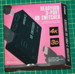 ARMOR3 Ready Hub 3-PORT Hd Switcher Brand New In Box. Fixed Price $14.47.