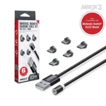 ARMOR3 Magnetic Charging Cable Set For Type C/micro 6 Pieces. Fixed Price $12.99.