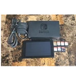 Nintendo Switch Console (2017) + Dock Charger Hdmi 6 Games No Joy-cons. Fixed Price $181.99.