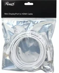 Rosewill Ft White Mini Displayport To Hdmi 32AWG Cable (RCDC-14030) Male-male. Fixed Price $9.99.