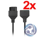 Lot 2X 6 Ft Extension Cable For Original 1985 Nintendo Nes Controller. Fixed Price $15.99.