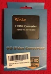 Wiistar Hdmi Converter To Av + Audio Video. Fixed Price $24.98.