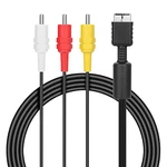 Composite Cable For Playstation PS1 PS2 PS3 Rca Video Audio 8FT Cord Retro. Fixed Price $10.49.