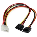 Startech 12 Inch Power Y Cable LP4 To Dual Sata Female Adapter Count. Fixed Price $8.49.