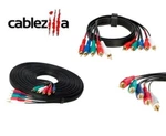 5RCA Male To Component Av Cable Rgb Video Audio Adapter Cord Multi-pack Lot. Fixed Price $81.85.