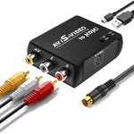 Wnnzvcc Rca S Video To Hdmi Converter, Av With Black. Fixed Price $29.81.