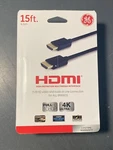Ge 15FT. Hdmi Cable With Ethernet Black 33576 Brand New. Fixed Price $12.95.