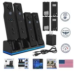 Convenient Wii/wii U Remote Charging Station With 4-PACK Rechargeable Batteries. Fixed Price $43.34.