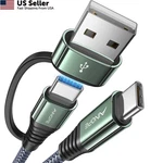 10FT Cable 60W Fast Charge Usb-a To Type W/ Adapter Iphone. Fixed Price $11.88.