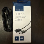 Insignia Usb 2.0 Extension Cable 6FT 480 Mbps - Open Box. Fixed Price $6.00.