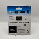 Genuine Sony 2GB Memory Stick Pro Duo (MARK2) Card For Cameras, Camcorders, Psp. Fixed Price $19.99.
