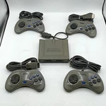 Sega Saturn Multitap HSS-0103 W/ 4 Controllers Set Tested Japan Import. Fixed Price $99.50.